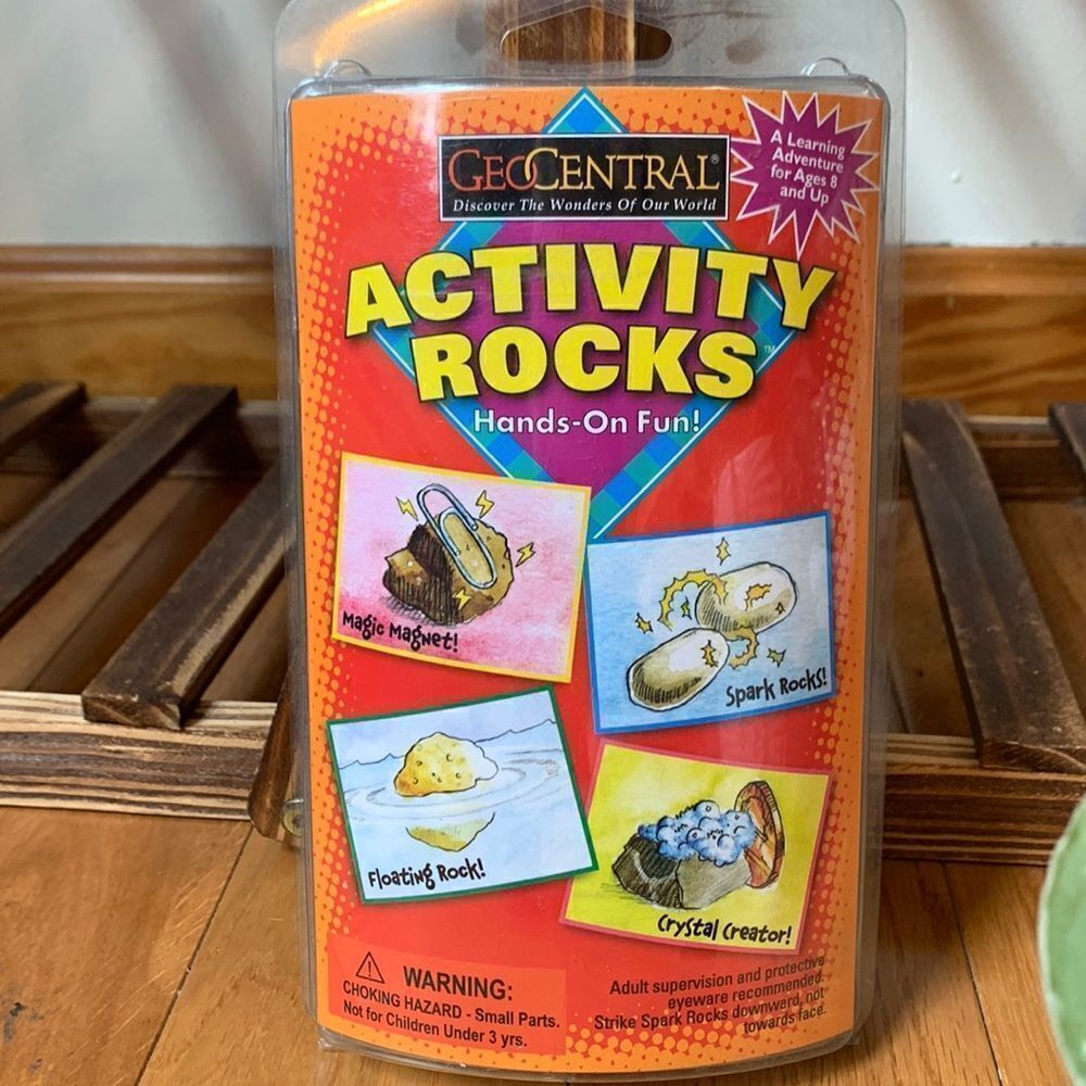 Activity Rocks Hands in Fun: Magnetic, floating, sparking and crystal creator